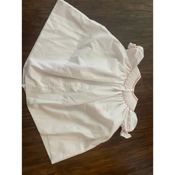 2t Caroline smocked white dress - Picture 2 of 4